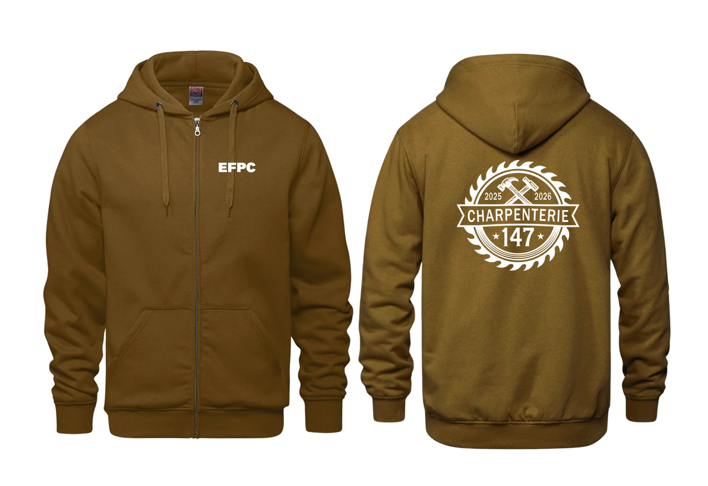 EFPC - SWEAT À CAPUCHE ZIPPÉ GROUPE 147