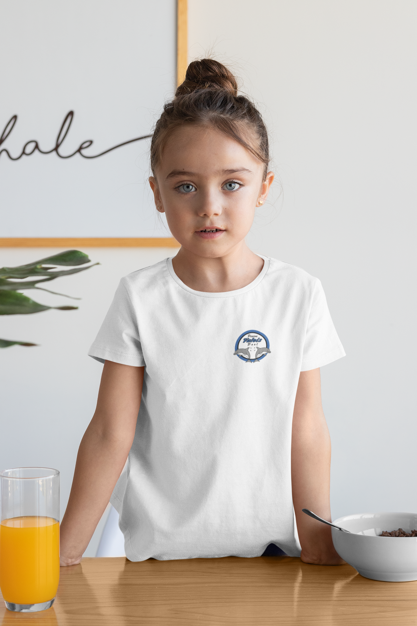 T-shirt blanc en coton Valois Pool Youth