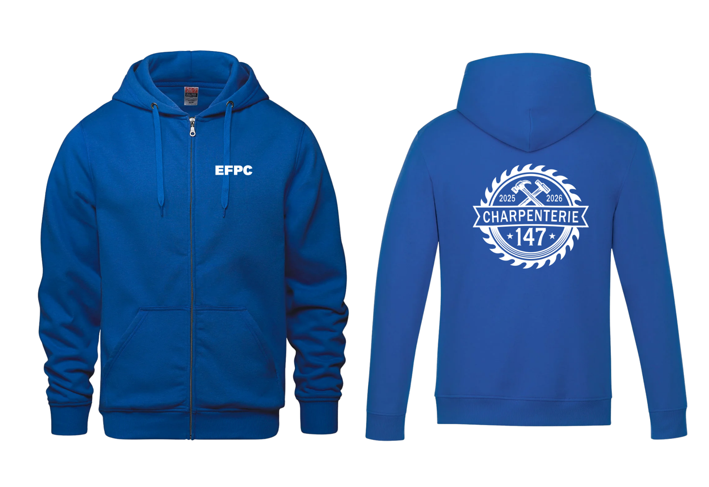 EFPC - SWEAT À CAPUCHE ZIPPÉ GROUPE 147