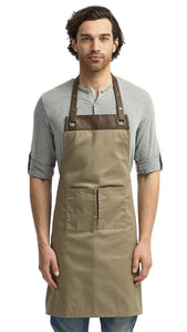 Apron- Canvas and Faux Leather