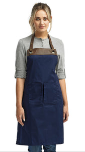 Apron- Canvas and Faux Leather