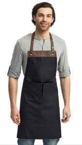 Apron- Canvas and Faux Leather