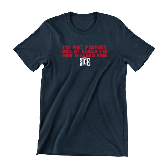 T-SHIRT AU MOINS JE NE SUIS PAS FAN DES LEAFS