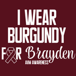 Load image into Gallery viewer, #teambrayden I Wear Burgundy Unisex Polo
