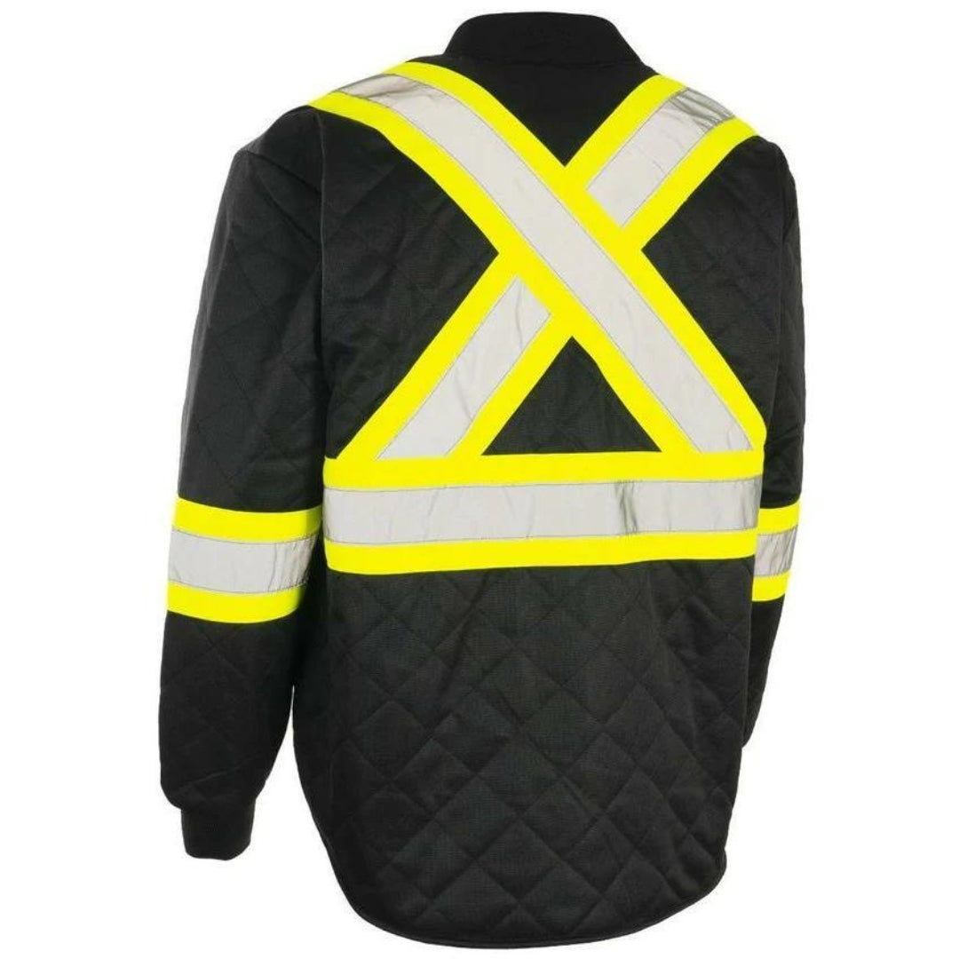 Veste matelassée de sécurité haute visibilité