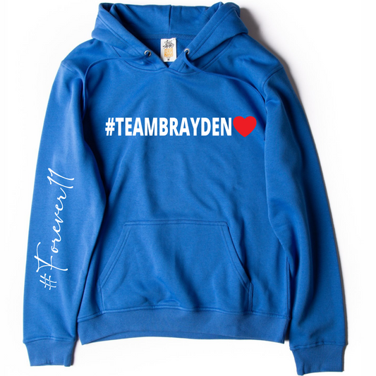 Team Brayden Heart Hoodie (Youth)