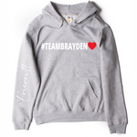 Load image into Gallery viewer, Team Brayden Heart Hoody-youth
