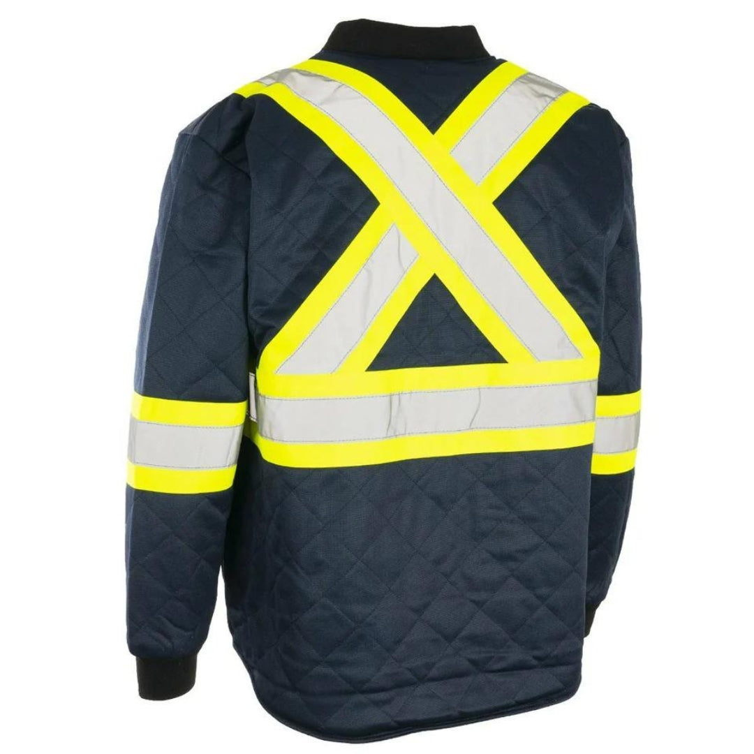 Veste matelassée de sécurité haute visibilité