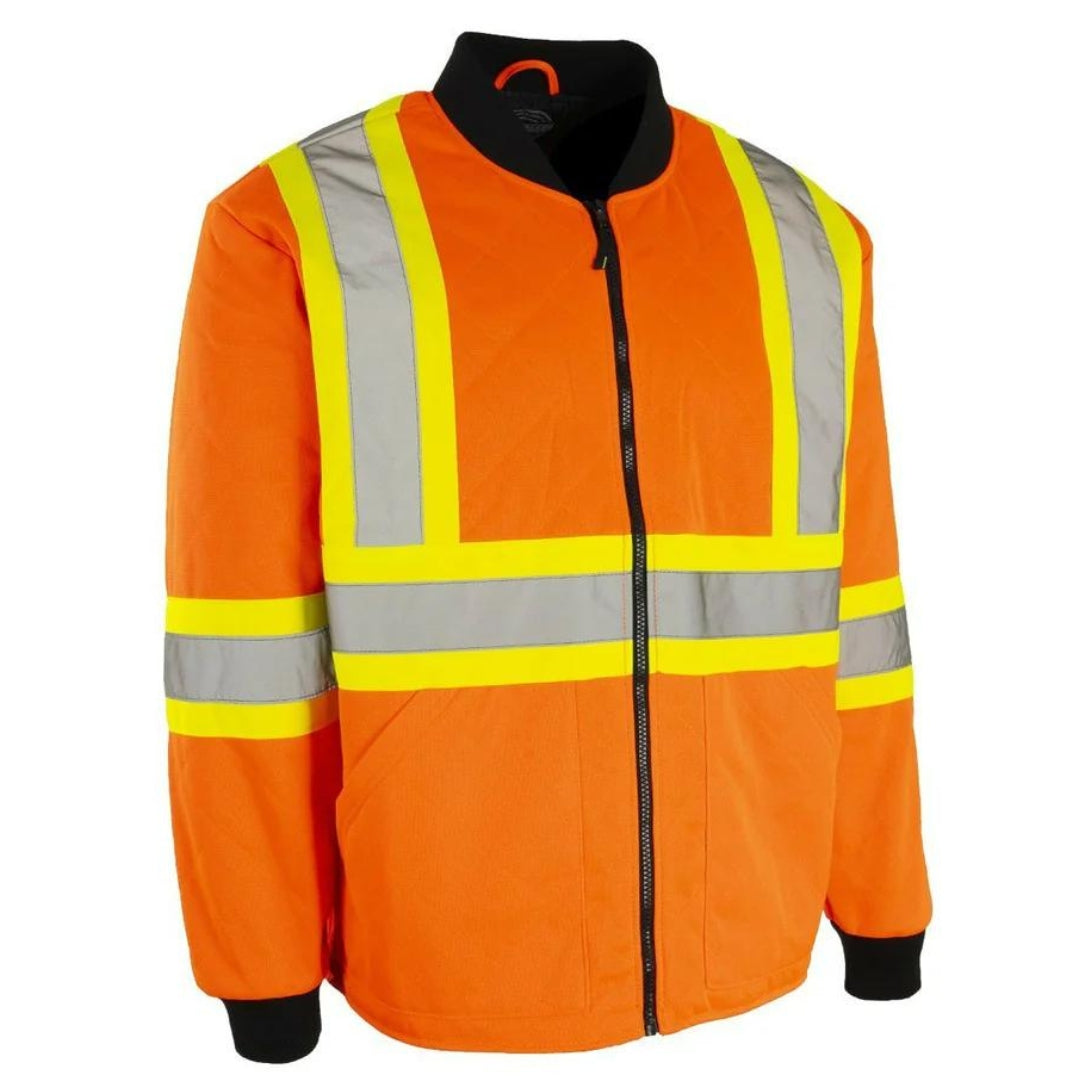 Veste matelassée de sécurité haute visibilité