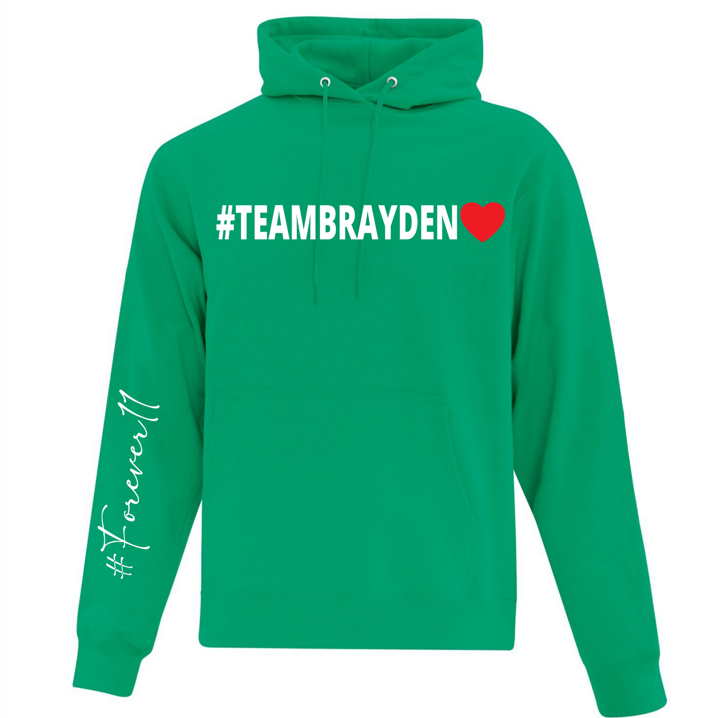 Sweat à capuche Team Brayden Heart (unisexe)