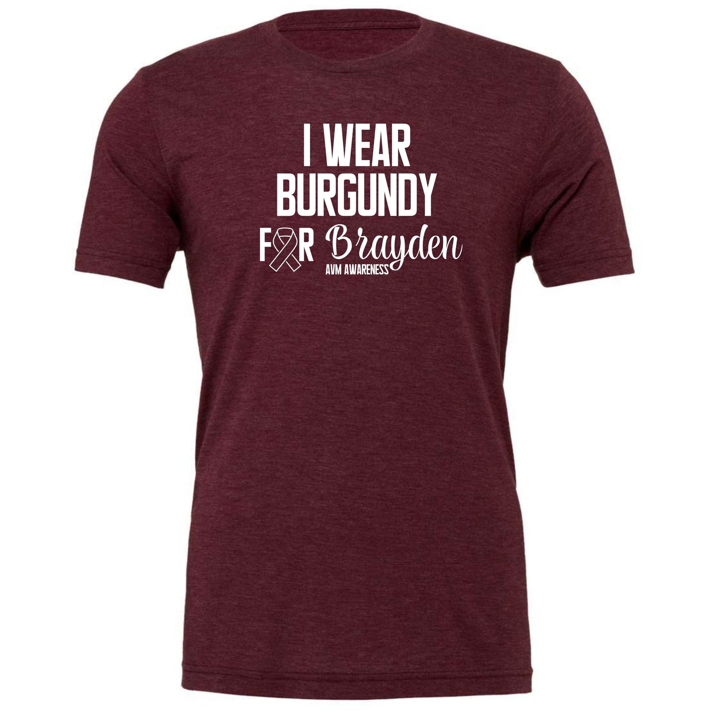 #teambrayden I Wear Burgundy (T-shirt)