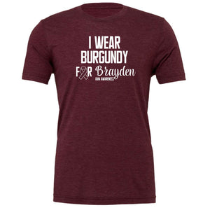 #teambrayden I Wear Burgundy