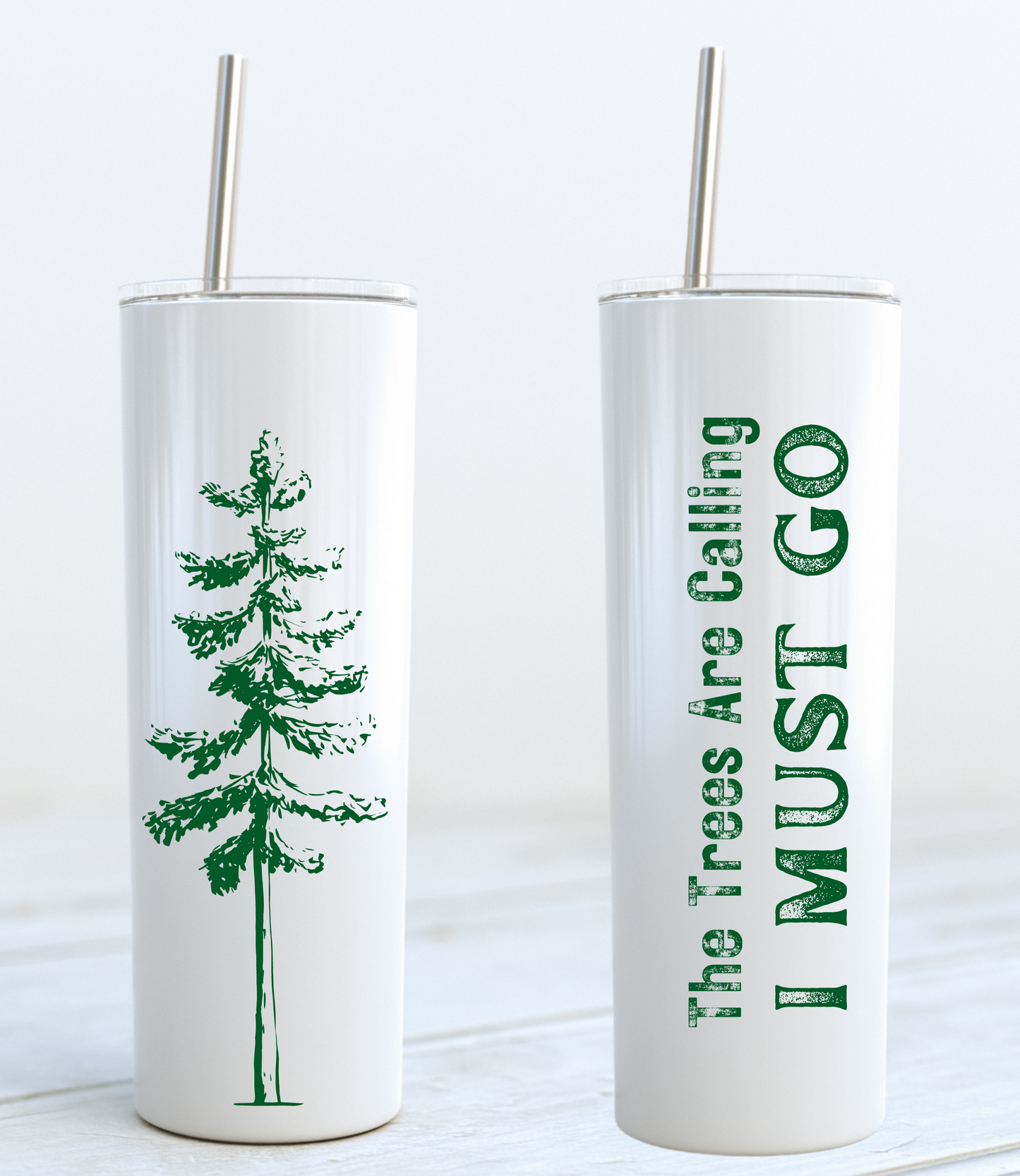 Custom 20 oz skinny tumbler