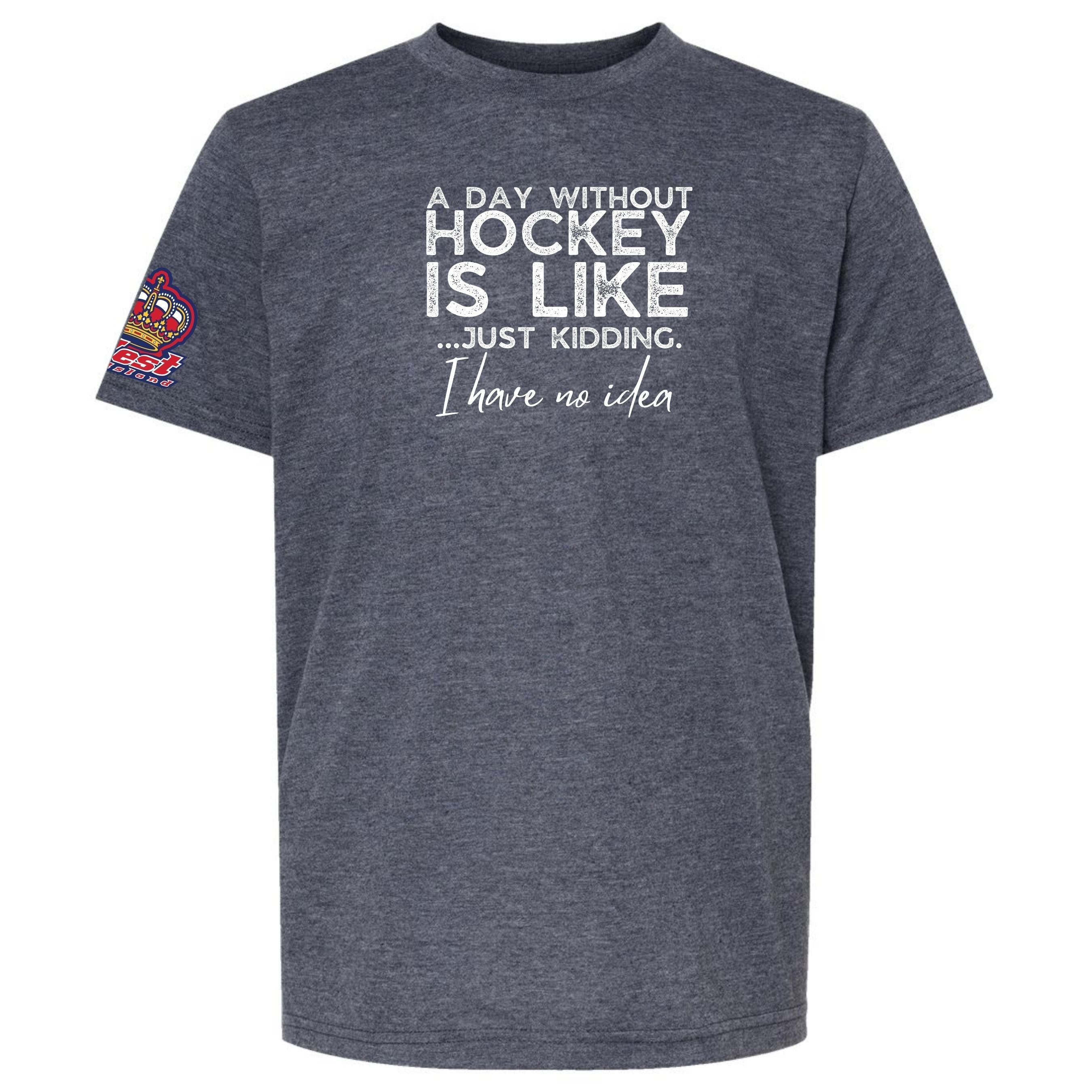 HWI Adult 'A Day Without Hockey' T-shirt
