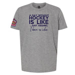Charger l'image dans la visionneuse de la galerie, T-shirt HWI pour adulte « Une journée sans hockey »