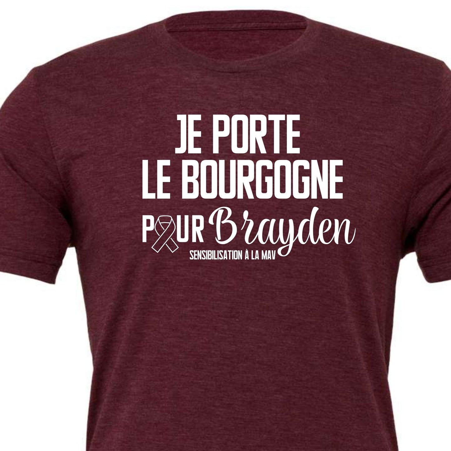 #teambrayden I Wear Burgundy (T-shirt)