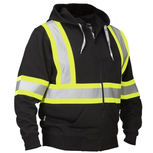 Safety Fleece Hi Viz Full Zip Hoodie
