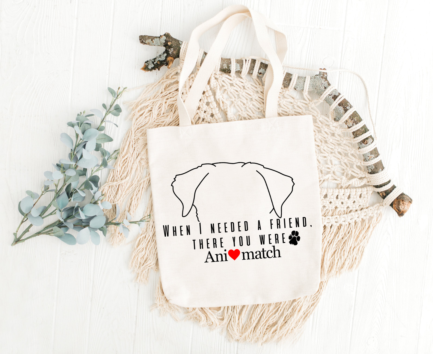 Animatch tote bag