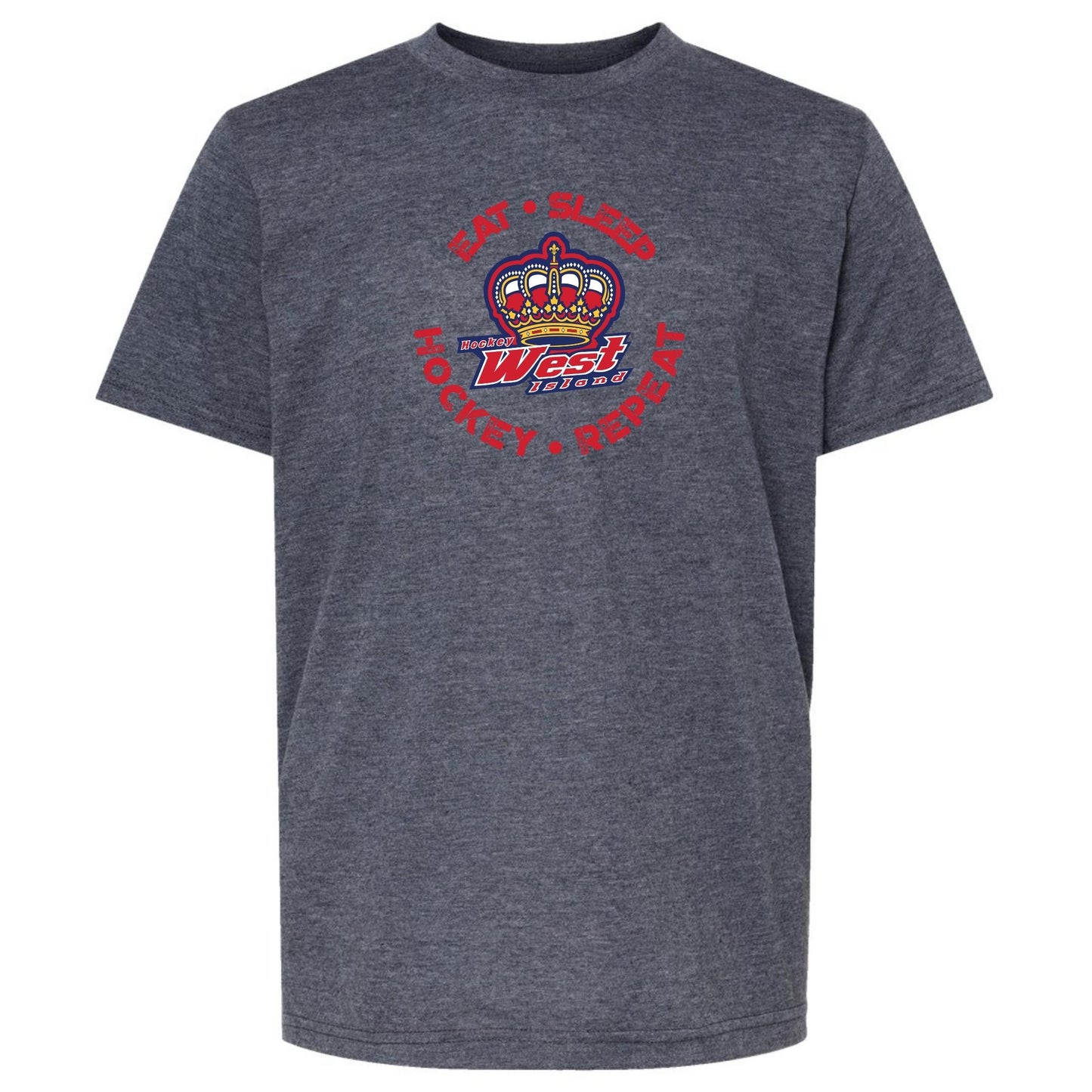 T-shirt HWI Jeunesse 'Manger, Dormir, Hockey, Répéter'