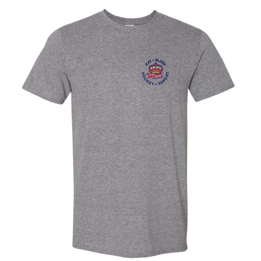 HWI Adult 'Eat, Sleep, Hockey, Repeat' Triblend T-shirt