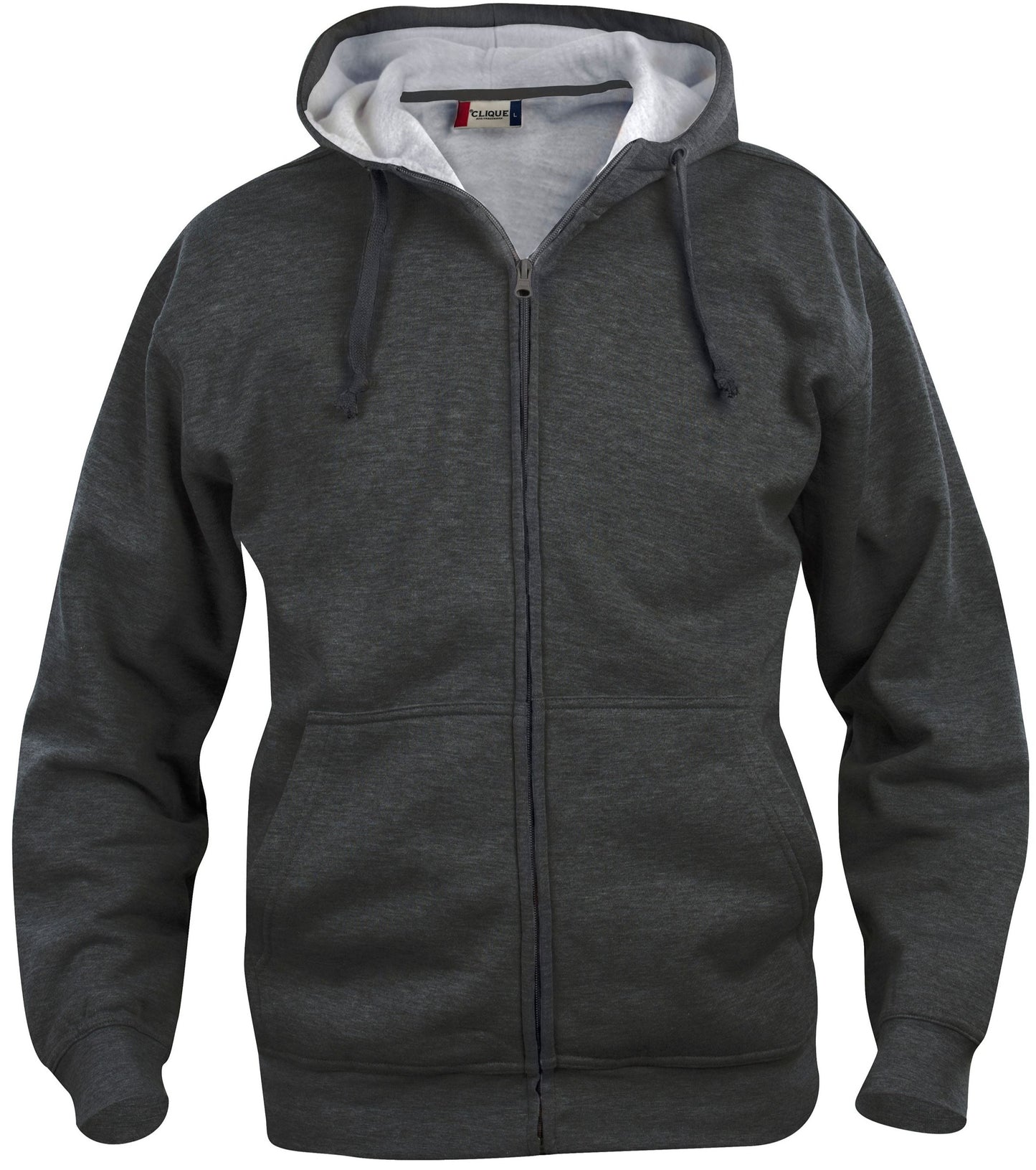 Sweat à capuche entièrement zippé, coupe fuselée