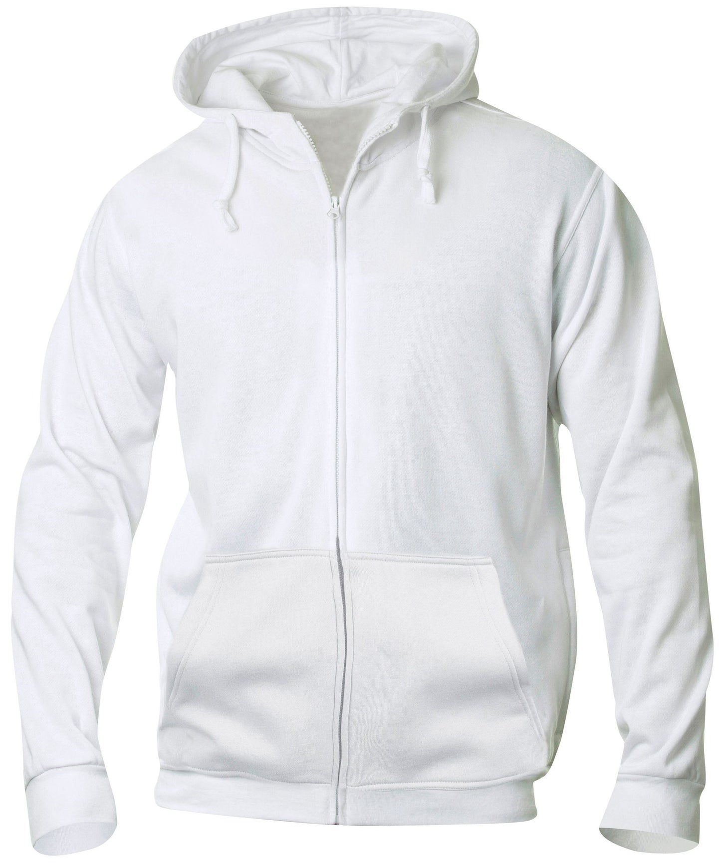 Sweat à capuche entièrement zippé, coupe fuselée