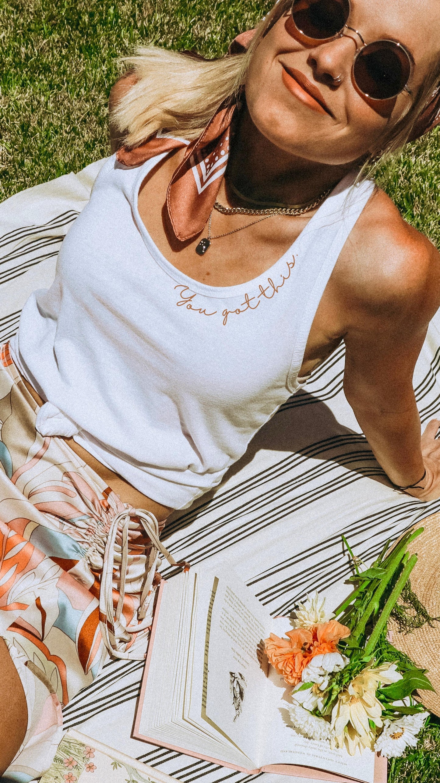 Débardeur fluide à dos nageur