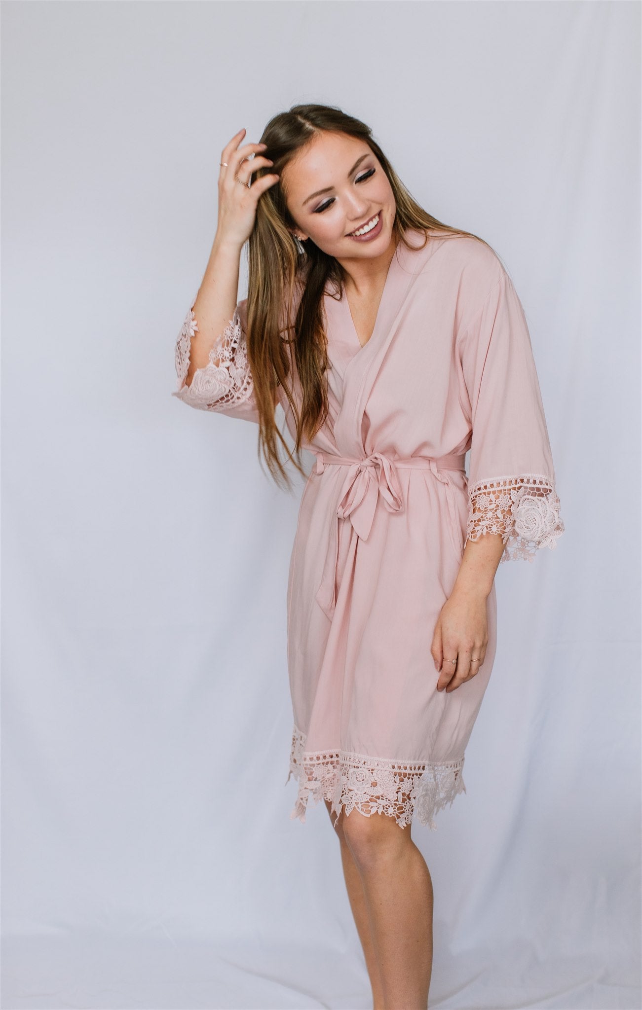 Robe en dentelle de coton