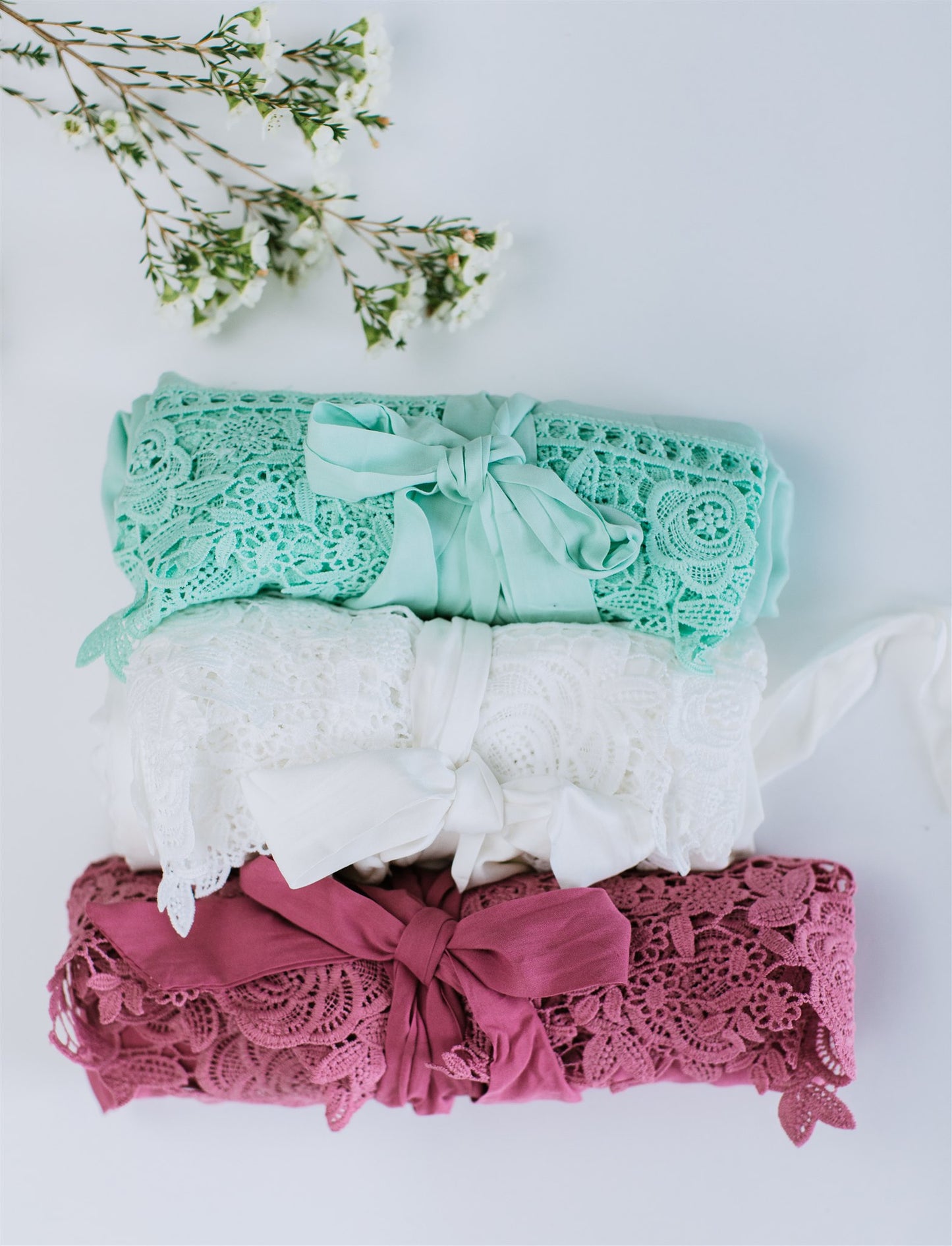 Robe en dentelle de coton