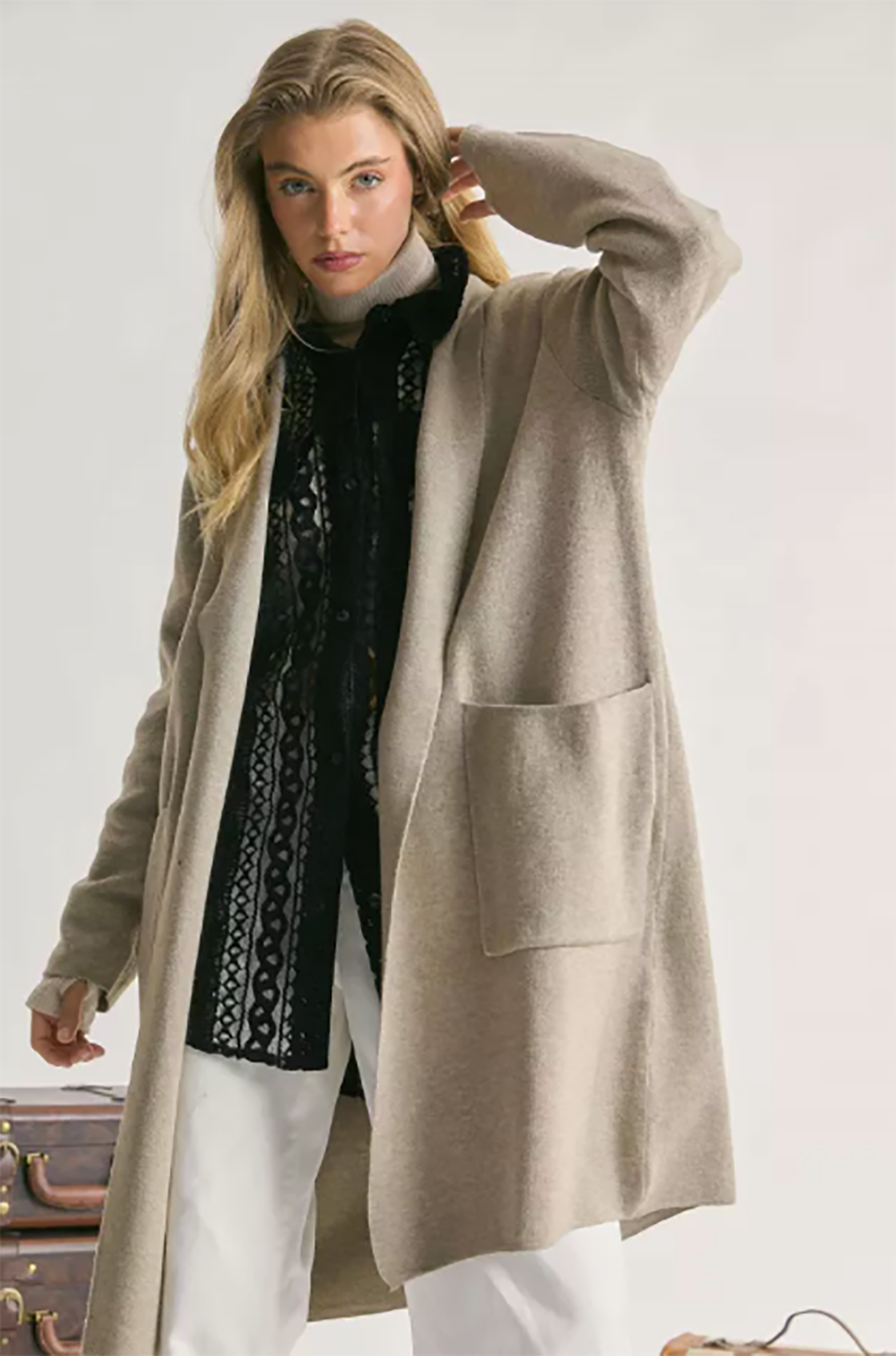 Oversized Cardigan Jacket