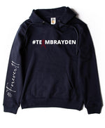 Load image into Gallery viewer, Team Brayden ribbon hoody-Youth
