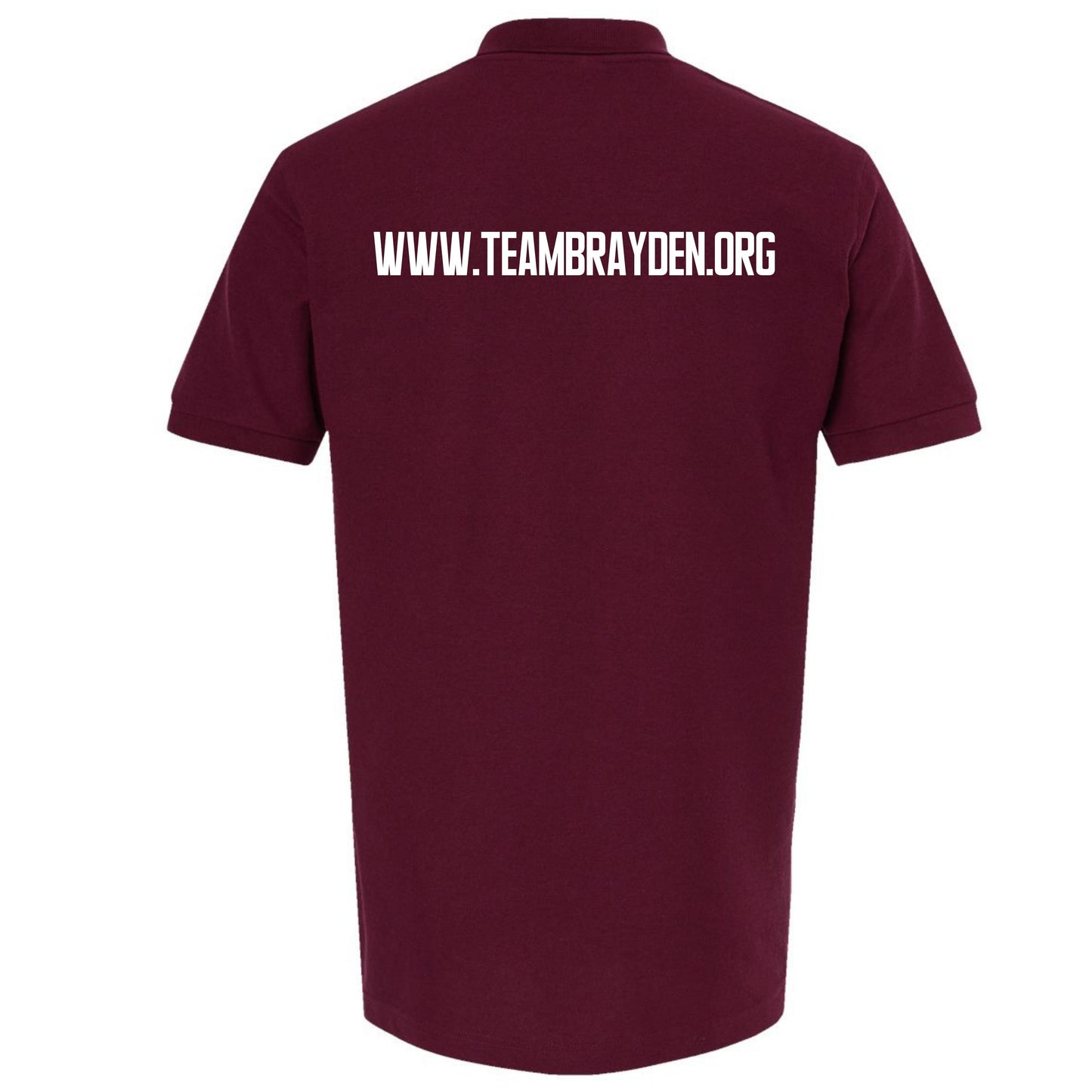 #teambrayden I Wear Burgundy Polo (Unisex)
