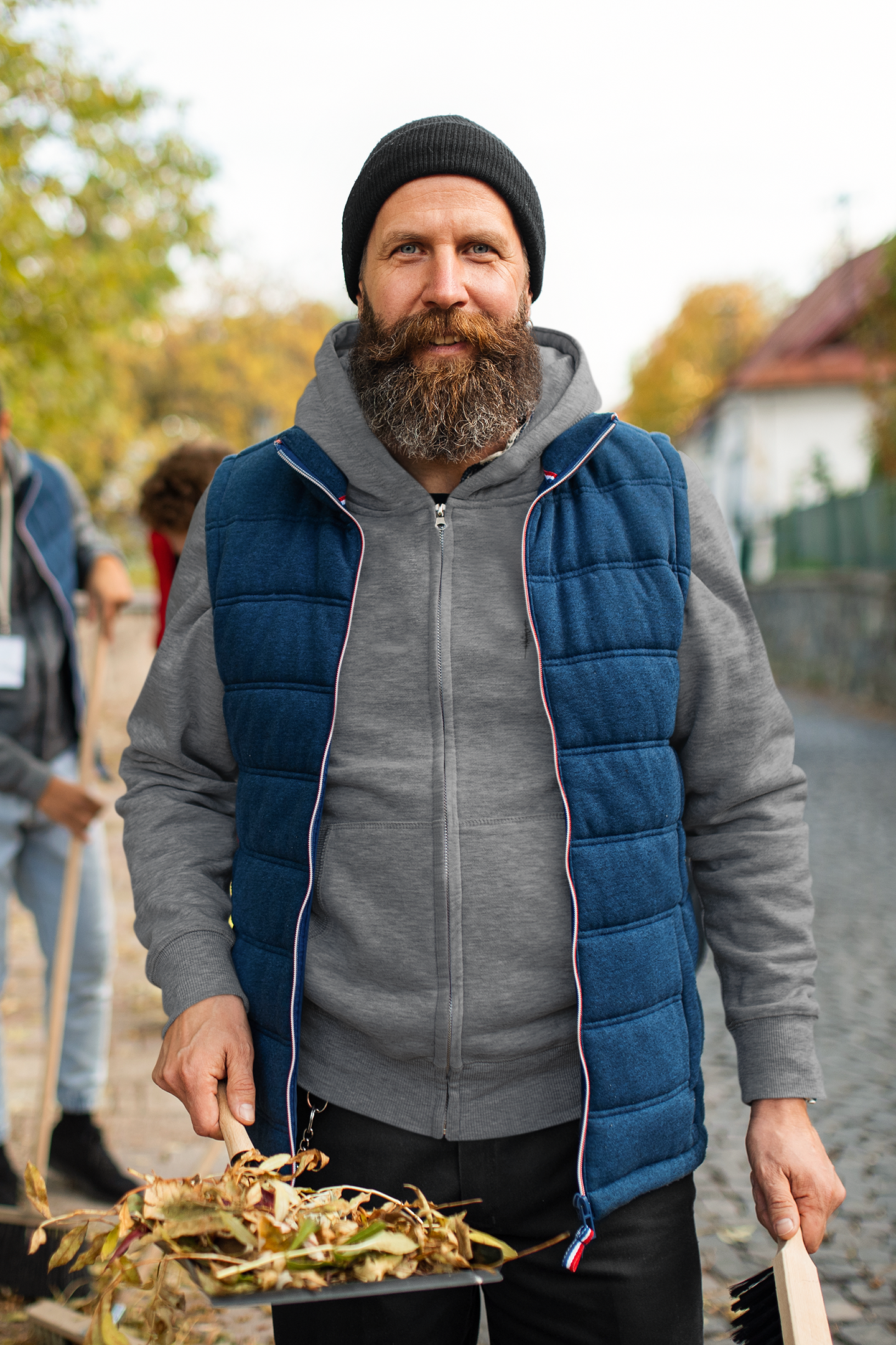 Sweat à capuche entièrement zippé, coupe fuselée