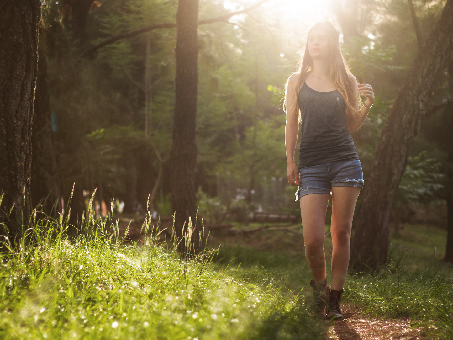 Débardeur fluide à dos nageur